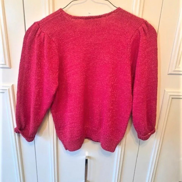 CBI fuschia/pink long sleeved sweater L - Picture 6 of 6